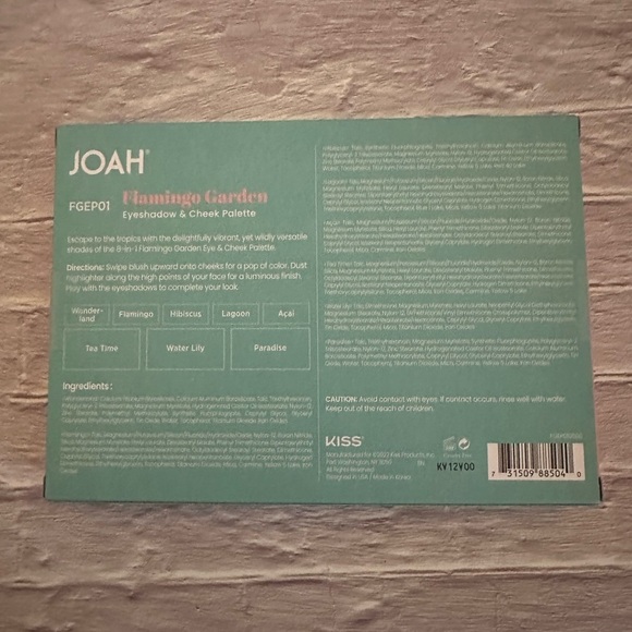 JOAH Flamingo Garden Eyeshadow and Cheek Palette - Picture 2 of 6